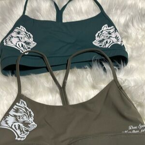 Darc Sport Teal and Olive Sports Bras